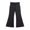Pantalones casuales sexis de cintura baja y ancha de moda para otoño e invierno, pantalones acampanados deportivos ajustados y adelgazantes que combinan con todo para mujer.