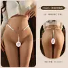 Comércio Exterior Roupa Íntima Sexy Feminina Plus Size, Tanga Sedutora, Pérola de Massagem Sedutora, Estilo de Restrição 302