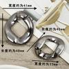 Cadena Transfronteriza de Acrílico con Galvanizado UV para Cintura, Gorra, Anillo Abierto, Ensamblable, Accesorios de Cadena para Equipaje DIY