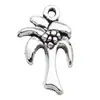 Colgante de Aleación de Plata Antigua Árbol de Hojas Serie Árbol de la Vida Accesorios para Joyería para Hacer Pulseras y Collares con Cuentas