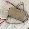 Bolso de hombro de nailon estilo ins coreano, ligero, de gran capacidad, casual, deportivo, ideal para viajar, elegante, color liso, personalizable