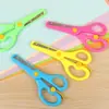 Suministro Directo de Fábrica Tijeras de Plástico Tijeras de Plástico para Manualidades DIY Tijeras de Seguridad de Dibujos Animados Tijeras de Resorte con Envoltura de Filo