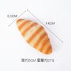 Pan Artificial de PU Modelo de Comida Baguette Francesa Oruga Pastel Hojaldrado Pan Falso Decoración Accesorios para Fotografía