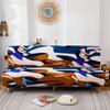 Funda de Sofá Cama Personalizada Transfronteriza Resistente a los Arañazos y al Desgaste Elástica Plegable Sin Brazos Funda de Sofá Cama Todo Incluido Color Sólido Universal