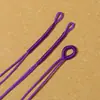 72# Bucle Enrollado de Nylon Bobina Material DIY Cuerda Trenzada Hecha a Mano Bucle Falso Hebilla Colgante Cordón para Collar