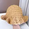 2024 Gorro de Punto Nube de Hilo Grueso Multicolor para Mujer Invierno Moda Todo Fósforo Sombrero Cubeta Cálido Felpa Sombrero de Pescador