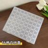 Caja de almacenamiento de rejilla pequeña transparente a prueba de polvo caja de joyería extraíble portátil aretes taladro caja de piezas pequeñas fabricantes al por mayor