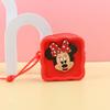 Porta-moedas de Silicone Desenho Animado Atacado Mini Bolsa Pingente Chaveiro Casal Bolsa de Armazenamento para Fone de Ouvido Presente Personalizável