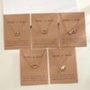 2021Shopee Candado de perla estilo europeo y americano creativo simple moda temperamento joyería para mujer collar de cadena geométrica