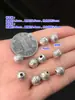 Plata pura s999 Patrón de Nube Auspiciosa Ola Retro Cuentas Separadas Cuentas Redondas Cuerda Trenzada para Mano Pulsera Collar Accesorios DIY Hechos a Mano