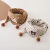 Chapéu de Bebê Primavera e Outono Fino com Bolinhas Proteção de Orelha para Meninos e Meninas, Chapéu Turbante com Amarrar, À Prova de Vento e Quente para Inverno e Outono