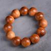 Pulsera de Cuentas de Buda de Tuya de Aceite Negro Envejecido Taihang Aceite Rojo Alto Seiko Agujero Pequeño Placa Wen Play Joyería para Hombre y Mujer