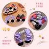Gafas de sol para niños anillo para el pelo gafas anillo para el pelo de intestino grueso temperamento bebé niña pequeña no daña la cuerda del pelo alta elasticidad accesorios para el pelo de cola de caballo