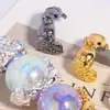 2025 Nuevo Aleación Personalizado Calavera Florero DIY Abalorio Teléfono Móvil Llavero Cadena de Bolso Accesorios Al por Mayor