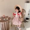 Bolso de paja nuevo de verano para niños estilo coreano cero bolso con cremallera para niña mini bolso creativo para niña