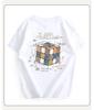 Roupa Infantil Camiseta Infantil Meninos Gola Redonda Manga Curta Verão Crianças Médias e Grandes Camiseta Branca 2022 Nova Camiseta Manga Meia Tendência