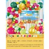 Comércio Exterior Amazon Espanhol Feliz Aniversário Conjunto de Balões Decoração de Festa Suprimentos