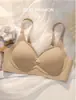 Ropa Interior Femenina Sin Costuras con Aspecto Nude, Soporte Suave, Copa Fija, Push-Up para Busto Pequeño, Contención Lateral del Pecho, Sujetador Anticaída al por Mayor
