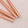 Vajilla desechable, platos de papel dorados, vasos, popotes, platos para pastel de oro rosa engrosados, suministros para fiesta de cumpleaños