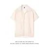Camisa de Verano para Hombre de Seda de Hielo, Camisa Estampada Moderna y Elegante, Fresca y Transpirable, Camisa Elástica de Manga Corta, Estilo Delgado
