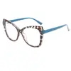 Nuevas gafas TR con montura de mariposa, espejo plano, cara redonda, para mujer, adelgazantes, modernas, protección ocular, antiluz azul, montura para miopía.