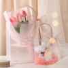 Bolsa de regalo con regalo, caja de dulces transparente, cumpleaños, boda, dama de honor, caja de regalo pequeña, caja con sensación de vacío