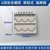 Estante para Guardar Cascos de Obra Estante para Guardar Cascos de Taller Estante para Cascos Montado en Pared de Pie