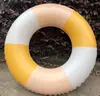 Anillo Inflable Retro para Nadar Anillo Grueso de PVC para Nadar Anillo Rayado para Nadar Salvavidas Infantil Anillo para las Axilas Anillo para Nadar para Adultos