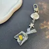 Estilo Insta Peixinho Dourado Fofo Concha Pingente de Celular Artesanal com Contas Pingente de Bolsa Chaveiro Corrente Pendurada Ccd Pingente de Bolsa