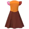 Nuevo Vestido Cosplay de Comercio Exterior para Niñas con Mangas Volantes Vestido de Princesa 26211