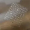 Wangyuan Calcomanías Metálicas para Uñas con Letras Más Vendidas, Venta al por Mayor de Fábrica Papelería Inglesa Estilo Japonés con Letras