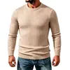 2026 Comércio Exterior Moda Masculina Europeia e Americana Slim Fit Tamanho Grande Gola Redonda Malharia Novo Estilo Malharia Casual Masculina