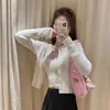 Suéter de punto trenzado, adelgazante y rejuvenecedor, cárdigan de punto para mujer, moda otoño 2026, chaqueta corta versátil de punto trenzado