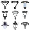 Exportación de cabeza de lámpara de patio transfronteriza, lámpara de calle LED impermeable para paisaje exterior, cabeza de lámpara de poste alto para parques residenciales y villas