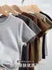 Top de verano para mujer, cuello redondo, manga corta, talla grande, adelgazante, versátil, casual, no transparente, camiseta básica, playera