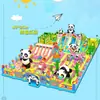 Parque de Shopping ao Ar Livre Diversão Jogo Inflável de Quebra de Níveis Infantil Adereços Material de PVC Espessado Brinquedo Personalização