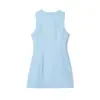 Para Venta al por Mayor Transfronteriza Estilo Europeo y Americano 2025 Nuevo Vestido Corto Casual de Moda para Mujer, Trendy, Sencillo, Versátil, Esponjoso
