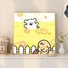 Pintura a Óleo Digital de Cachorro com Linha DIY Colorir à Mão Grafite Desenho Animado Fofo Decoração Curativa Fabricante Atacado