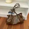 Bolsa de mão plissada digital em PU de alta qualidade e moda para mulheres, nova coleção 2026, bolsa de ombro moderna, bolsa de axila, adequada para o trajeto e uso diário