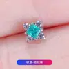 Unha de Orelha de Liga de Titânio F136 Jelly Aobao Fanghua Unha de Orelha com Rosca Interna Unha de Lábio Titânio G23 Joia para Body Piercing