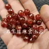 Cuentas de Barril de Ágata Calcedonia Tipo Hielo, Cuentas Sueltas de Jade, Cuentas Puntiagudas de Ágata Rojas, Amarillas, Azules, Verdes, Negras, Accesorios para Pulseras