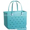 Bolsa de Praia EVA Estampada com Alça de Mão Cesta EVA Bolsa de Praia para Pet Bolsa EVA de Peça Única