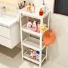 Estante de Almacenamiento para Inodoro de Baño Cocina Estante de Almacenamiento Multicapa Espacio de Baño Suelo de Inodoro Estante de Plástico Estante de Almacenamiento