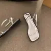 Elegantes Sandalias de Tacón Bajo Estilo Francés para Mujer, Nueva Moda Verano 2026 Sandalias Planas de Gama Alta que Combinan Bien con Vestidos