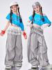 Ropa de Verano para Niñas de Jazz Danza Grupo de Chicas Estilo Dulce Fresco Jazz Street Dance Show Moda Tendencia Fresco Rendimiento Ropa de Rendimiento para Niños