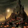 Placa de Jardim Popular Transfronteiriça Gato Preto de Halloween com Olhos Brilhantes, Decoração de Gramado de Jardim ao Ar Livre