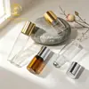 Botella con bola rodante para té 1 ml el aceite esencial se embotella en una botella transparente con bola rodante 2 ml botella de muestra 3 ml botella de perfume 5 ml bola