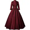 Amazon Transfronterizo Victoriano Vintage Gótico Encaje Vestido Largo Halloween Dama Vestido de Baile En Stock