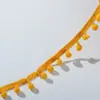Entrega Direta da Fábrica de 35 Cores de Passeamanaria Pom-Pom Colorida de 1cm para Roupas Feitas à Mão DIY e Acessórios Decorativos para Têxteis Domésticos