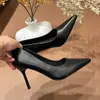Zapatos de Tacón Alto Color Nude para Mujer con Tacón Fino Nuevos 2026 Primavera y Otoño Zapatos de Salón de Charol con Lazo y Punta Fina Zapatos Profesionales para el Trabajo